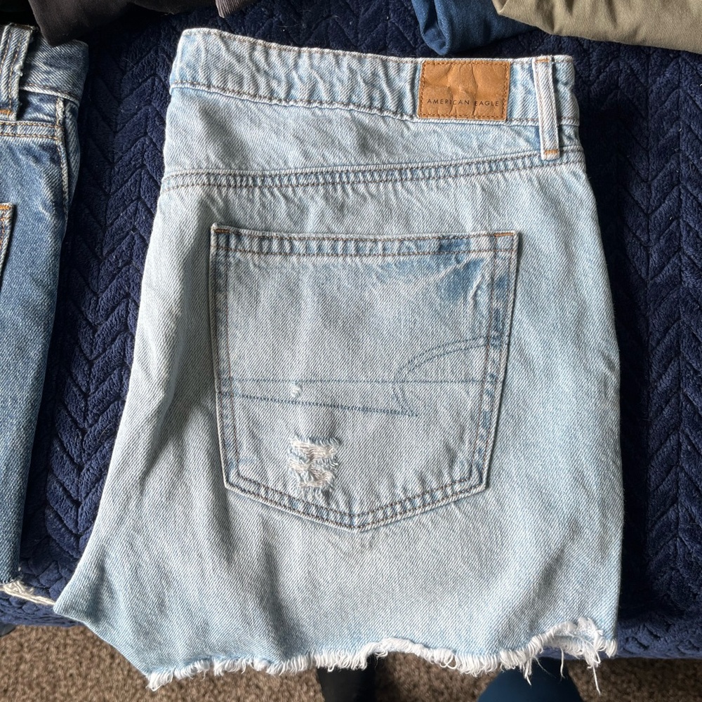 American Eagle Outfitters Light Blue Jean Shorts
